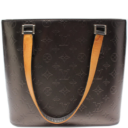 Stockton Monogram Matte Leather