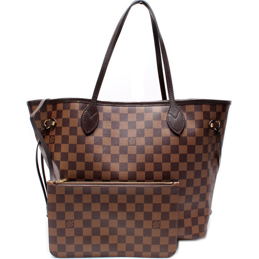 Neverfull w/Wallet MM Damier Ebene