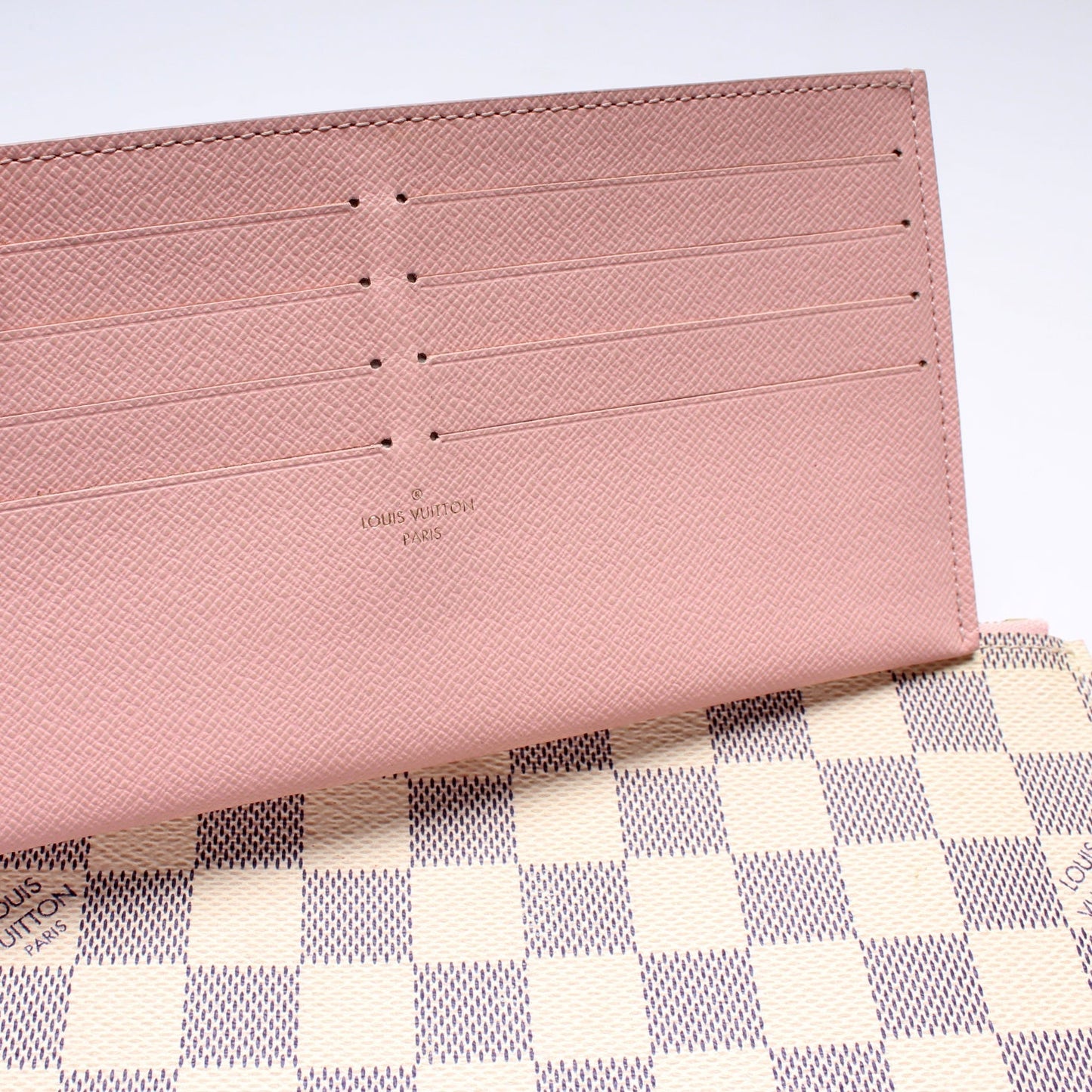 Pochette Felicie Calfskin/Damier Azur