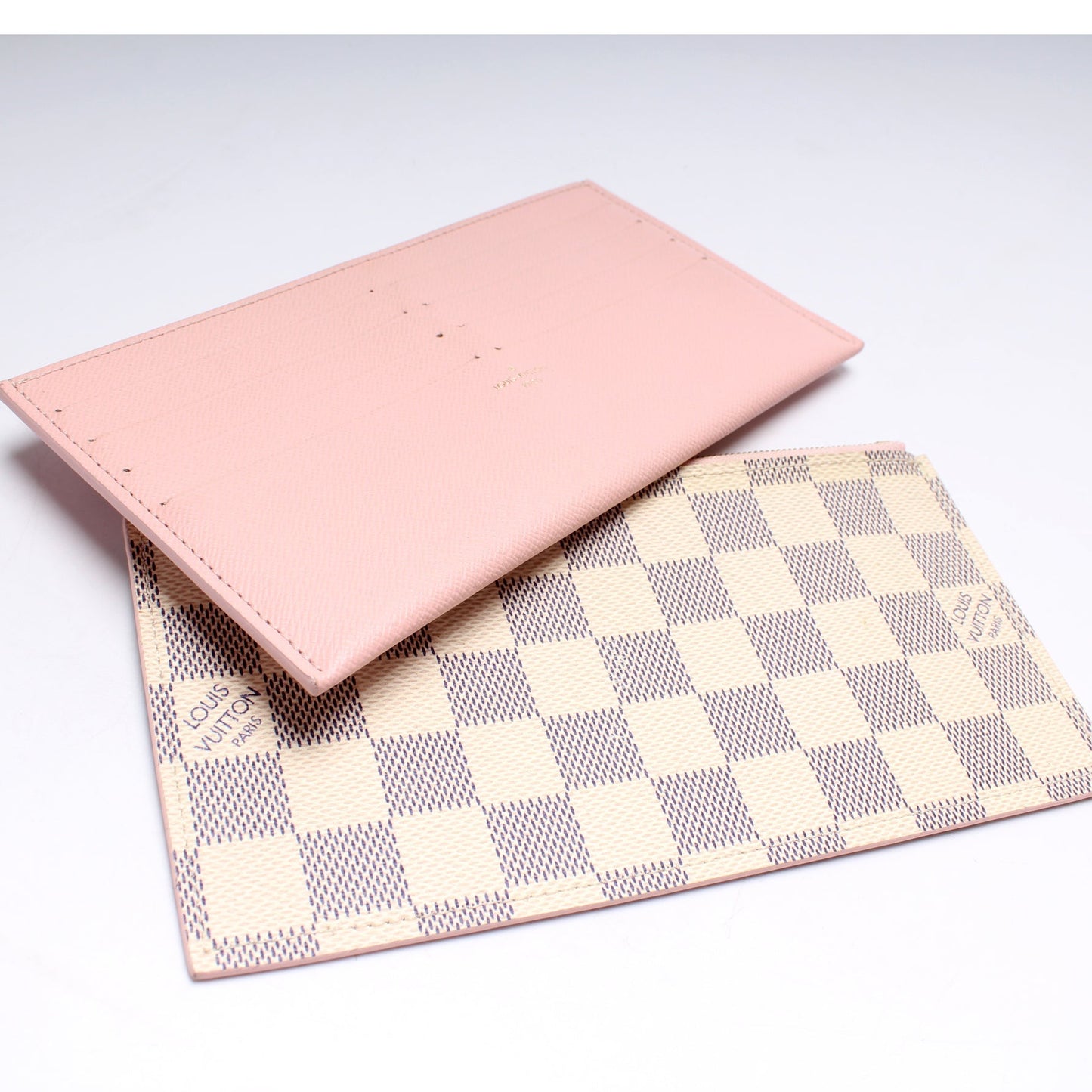 Pochette Felicie Calfskin/Damier Azur