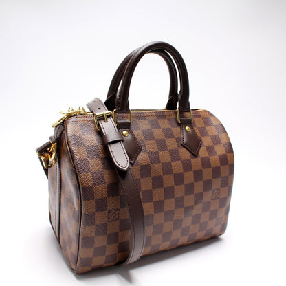 Speedy 25 Bandouliere Damier Ebene