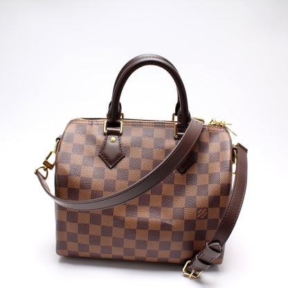 Speedy 25 Bandouliere Damier Ebene