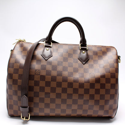 Speedy 35 Bandouliere Damier Ebene