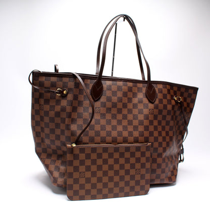 Neverfull W/ Wallet GM Damier Ebene