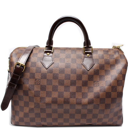 Speedy 30 Bandouliere Damier Ebene