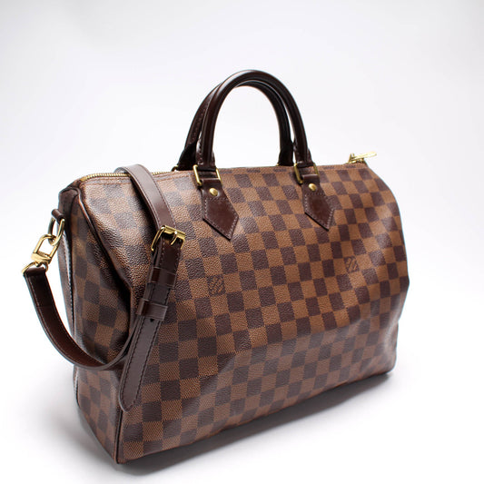 Speedy 30 Bandouliere Damier Ebene