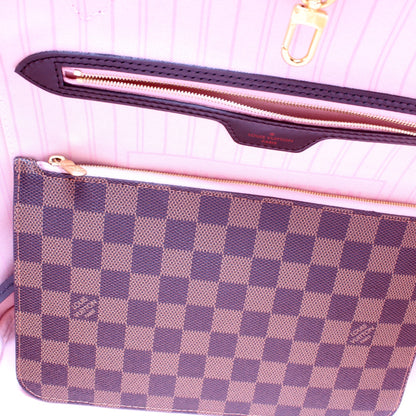 Neverfull w/Wallet MM Damier Ebene