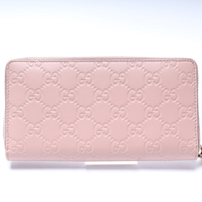 388680 Bow Zip Around Wallet Guccissima