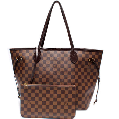 Neverfull W/Wallet MM Damier Ebene