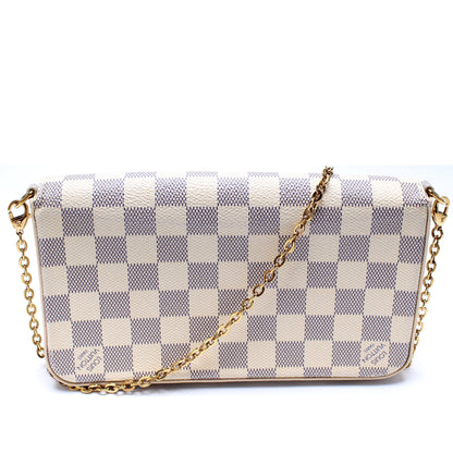 Pochette Felicie Damier Azur