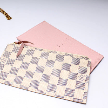 Pochette Felicie Damier Azur