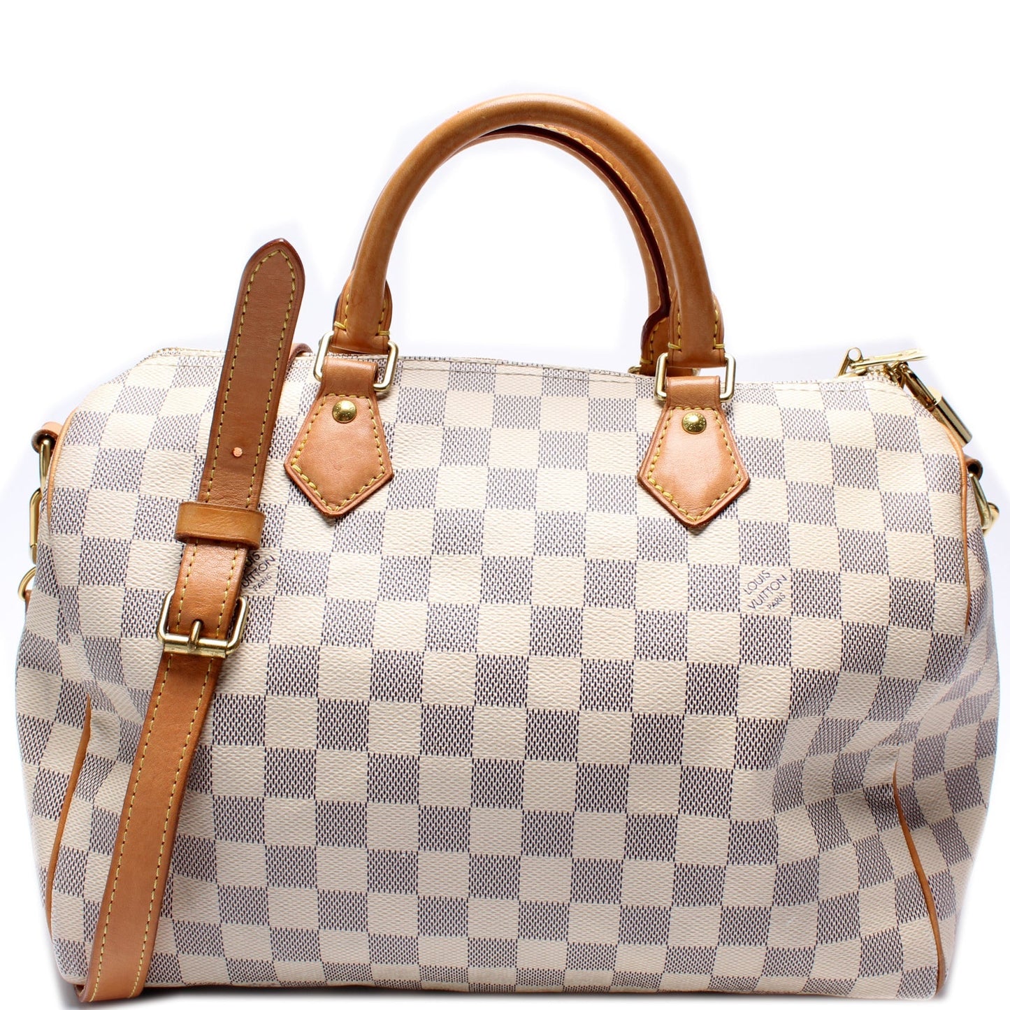 Speedy 30 Bandouliere Damier Azur