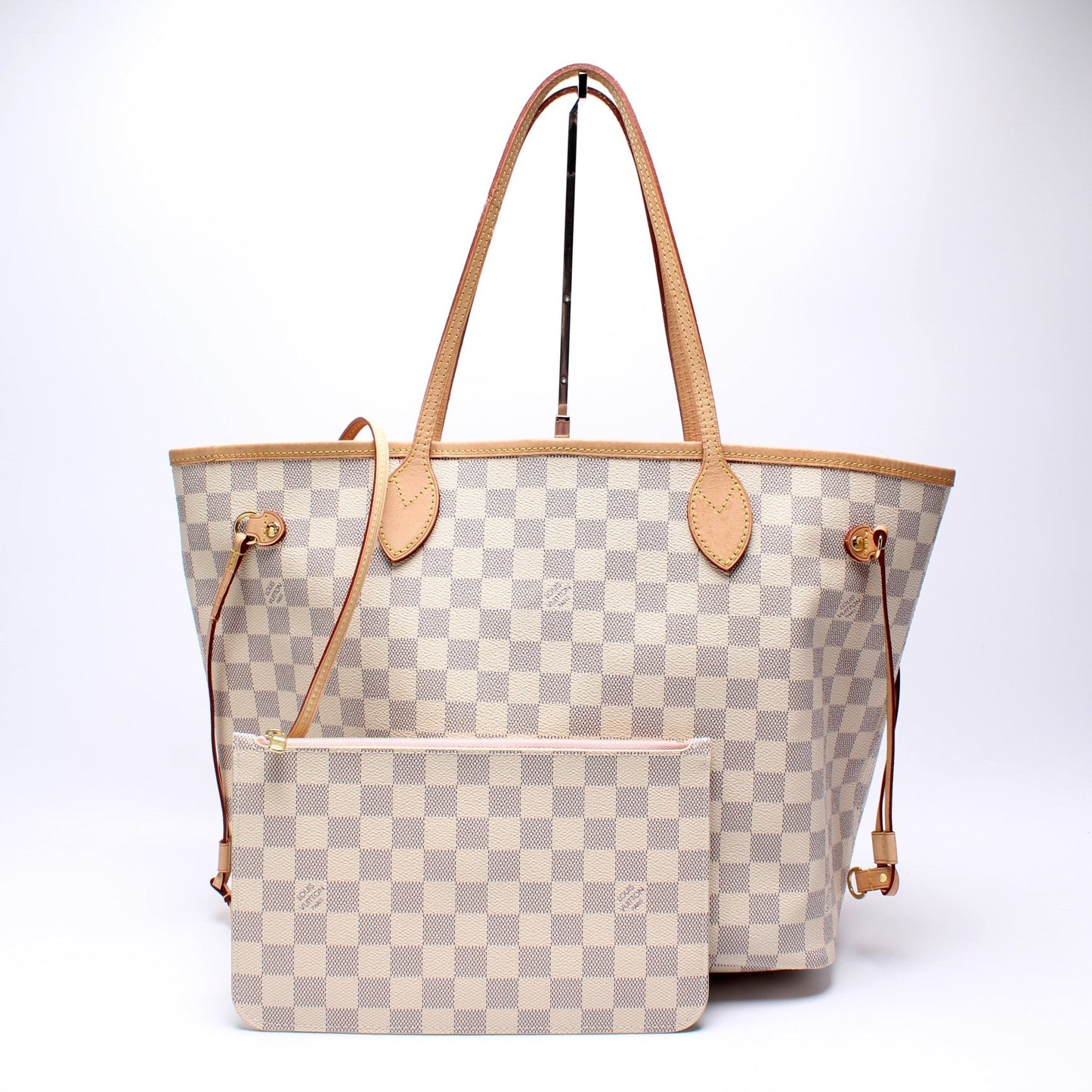 Neverfull MM W/ Wallet Damier Azur