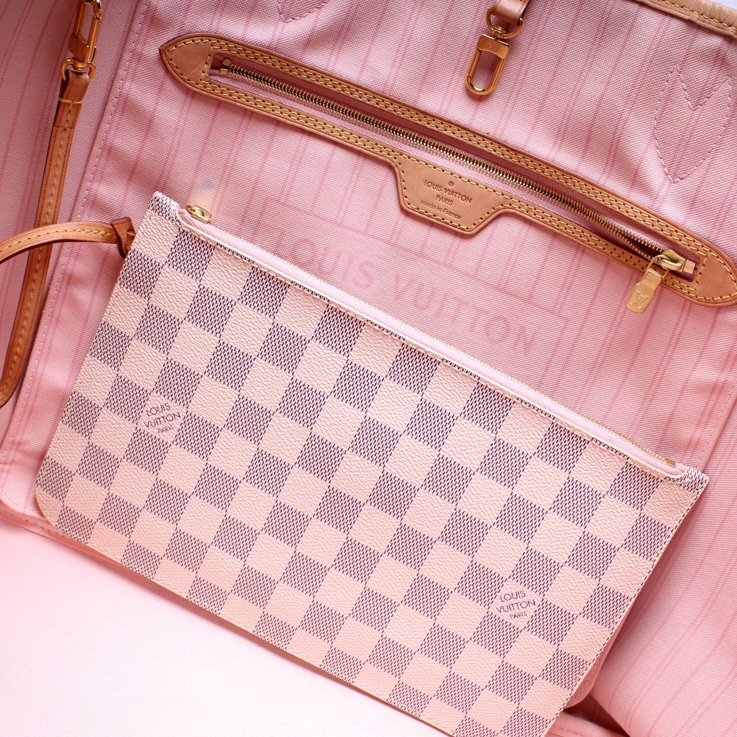 Neverfull GM W/ Wallet Damier Azur