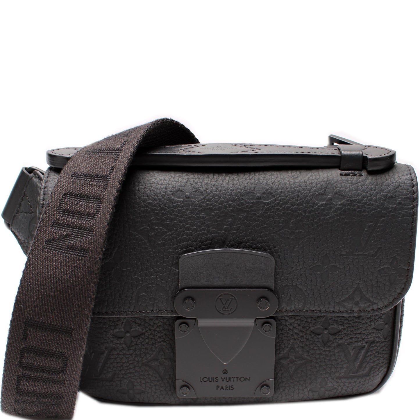 S Lock Sling Bag Taurillon Leather