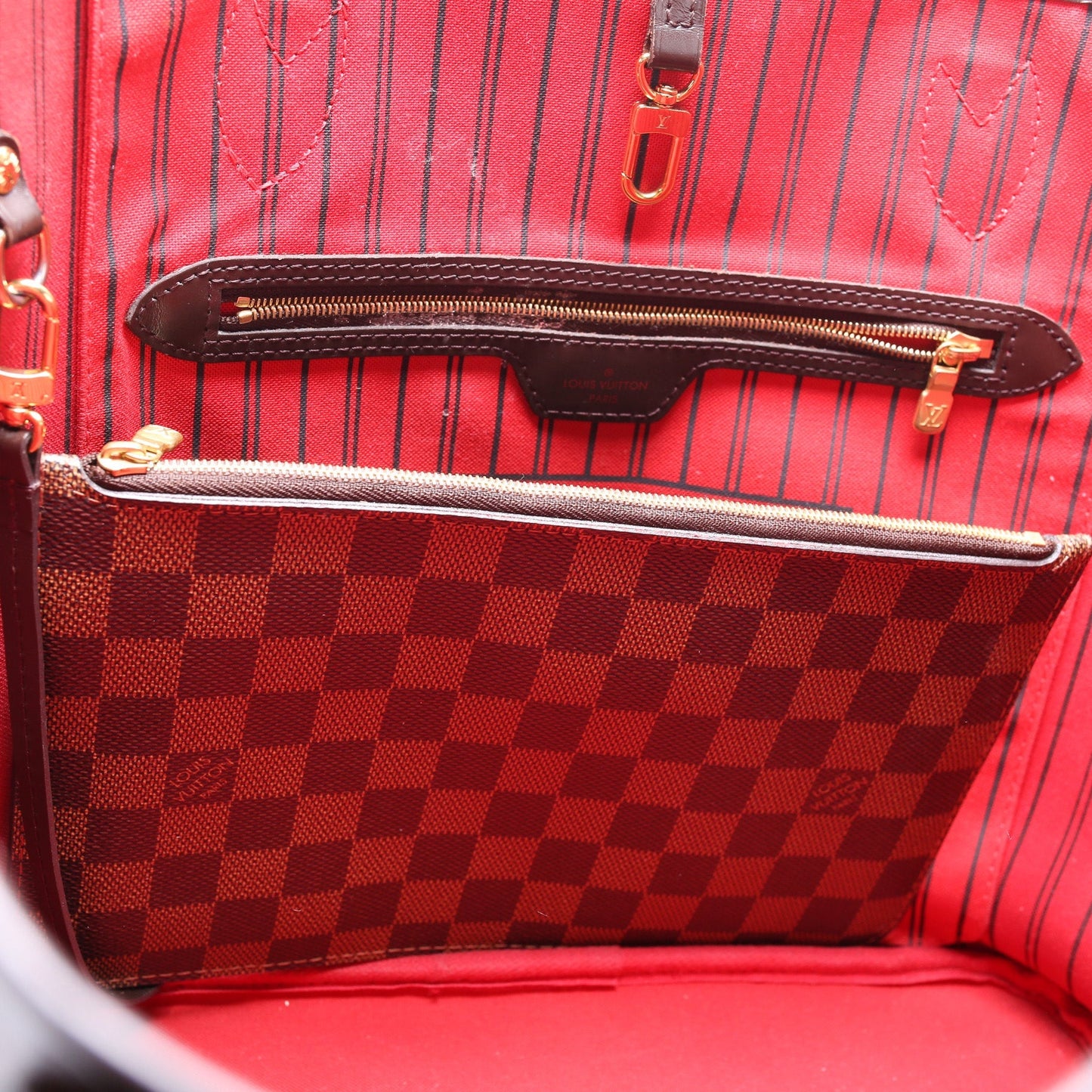 Neverfull w/Wallet MM Damier Ebene