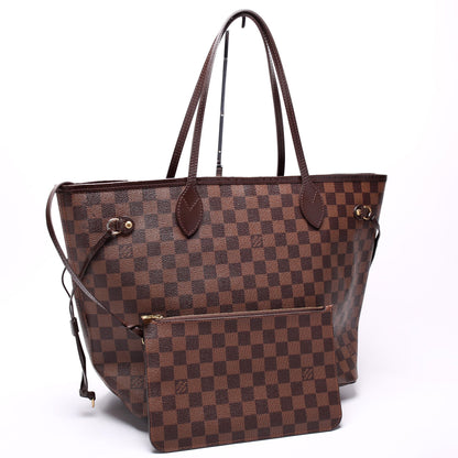 Neverfull MM w/Wallet Damier Ebene