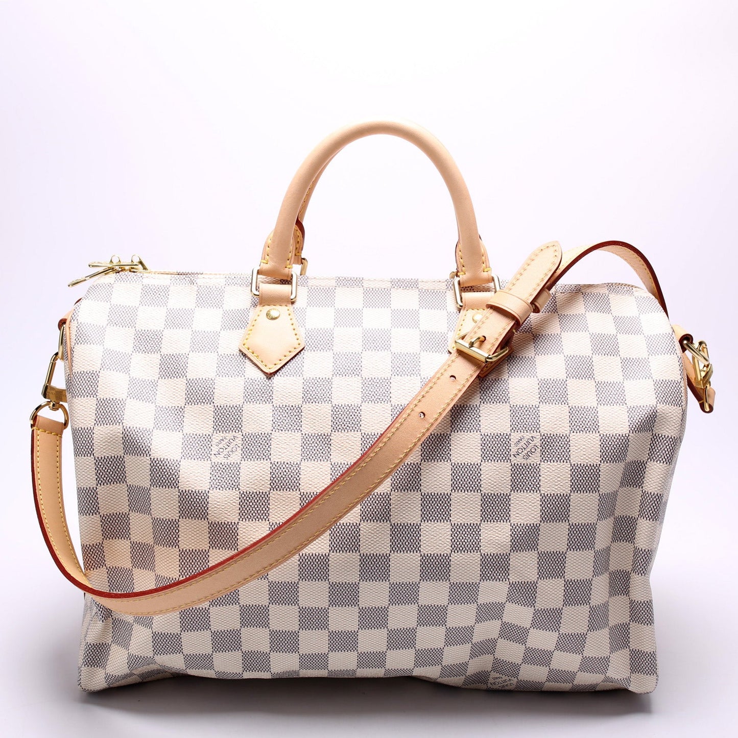 Speedy 35 Bandouliere Damier Azur