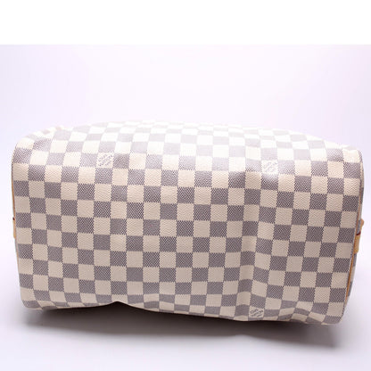 Speedy 35 Bandouliere Damier Azur