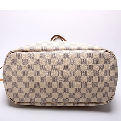 Neverfull MM W/ Wallet Damier Azur