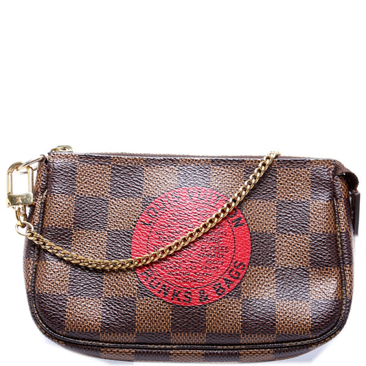 Pochette Accessories Mini Damier Ebene T&B