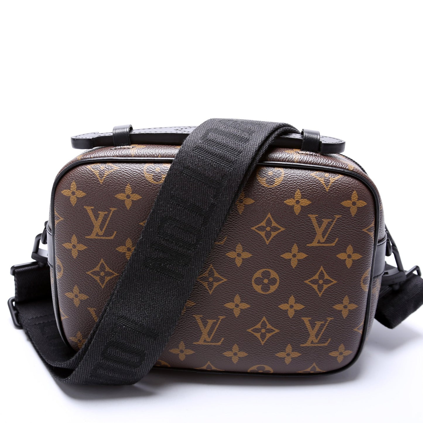 S Lock Messenger Bag Macassar Monogram