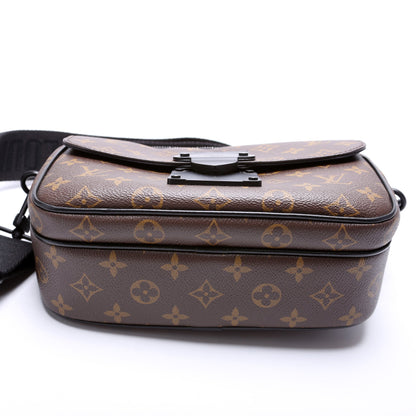 S Lock Messenger Bag Macassar Monogram