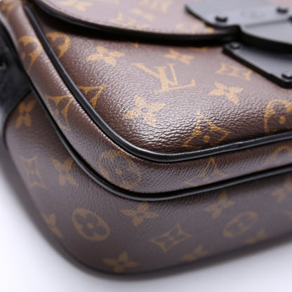 S Lock Messenger Bag Macassar Monogram