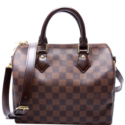 Speedy 25 Bandouliere Damier Ebene