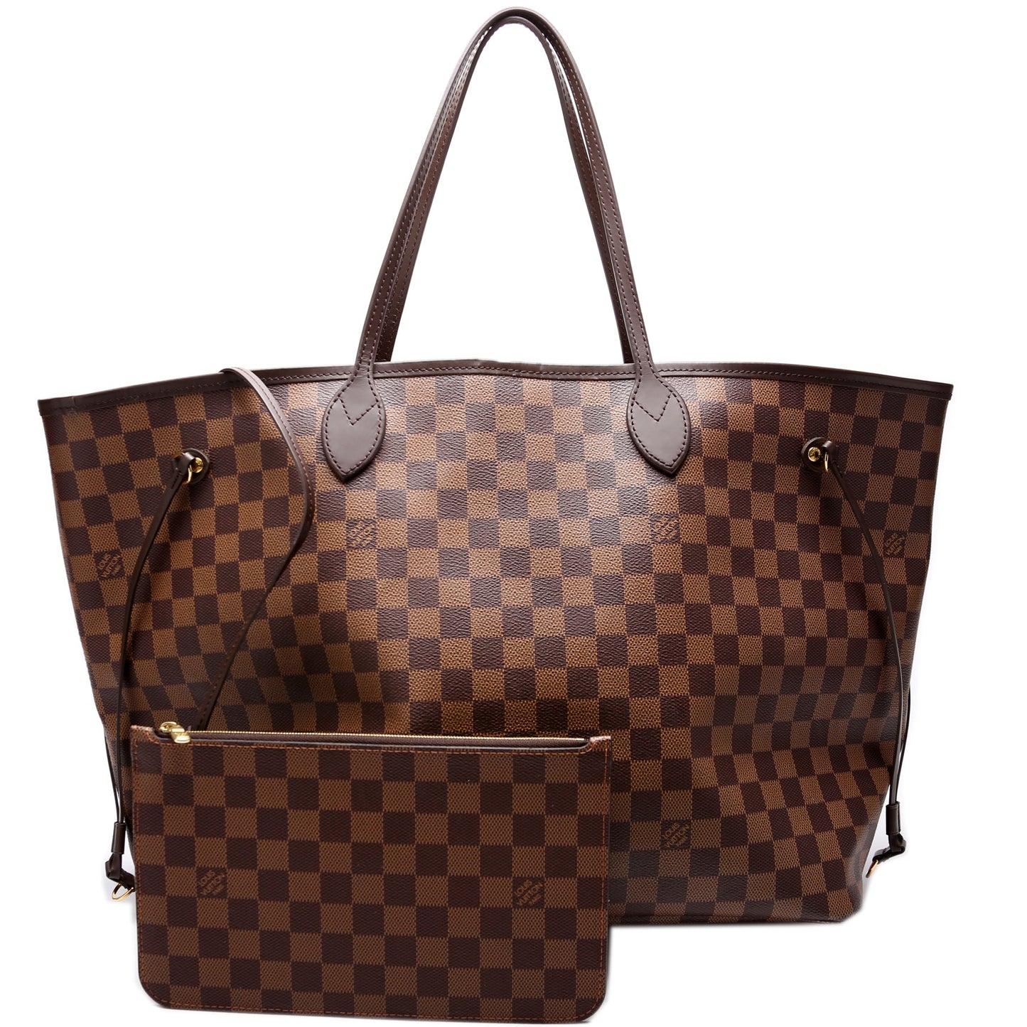 Neverfull w/Wallet GM Damier Ebene