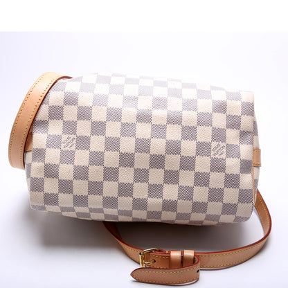 Speedy 25 Bandouliere Damier Azur