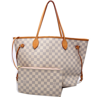 Neverfull W/Wallet MM Damier Azur