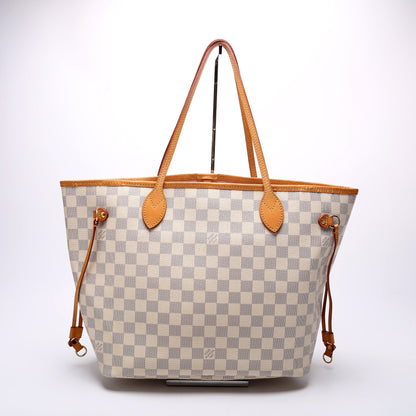 Neverfull W/Wallet MM Damier Azur