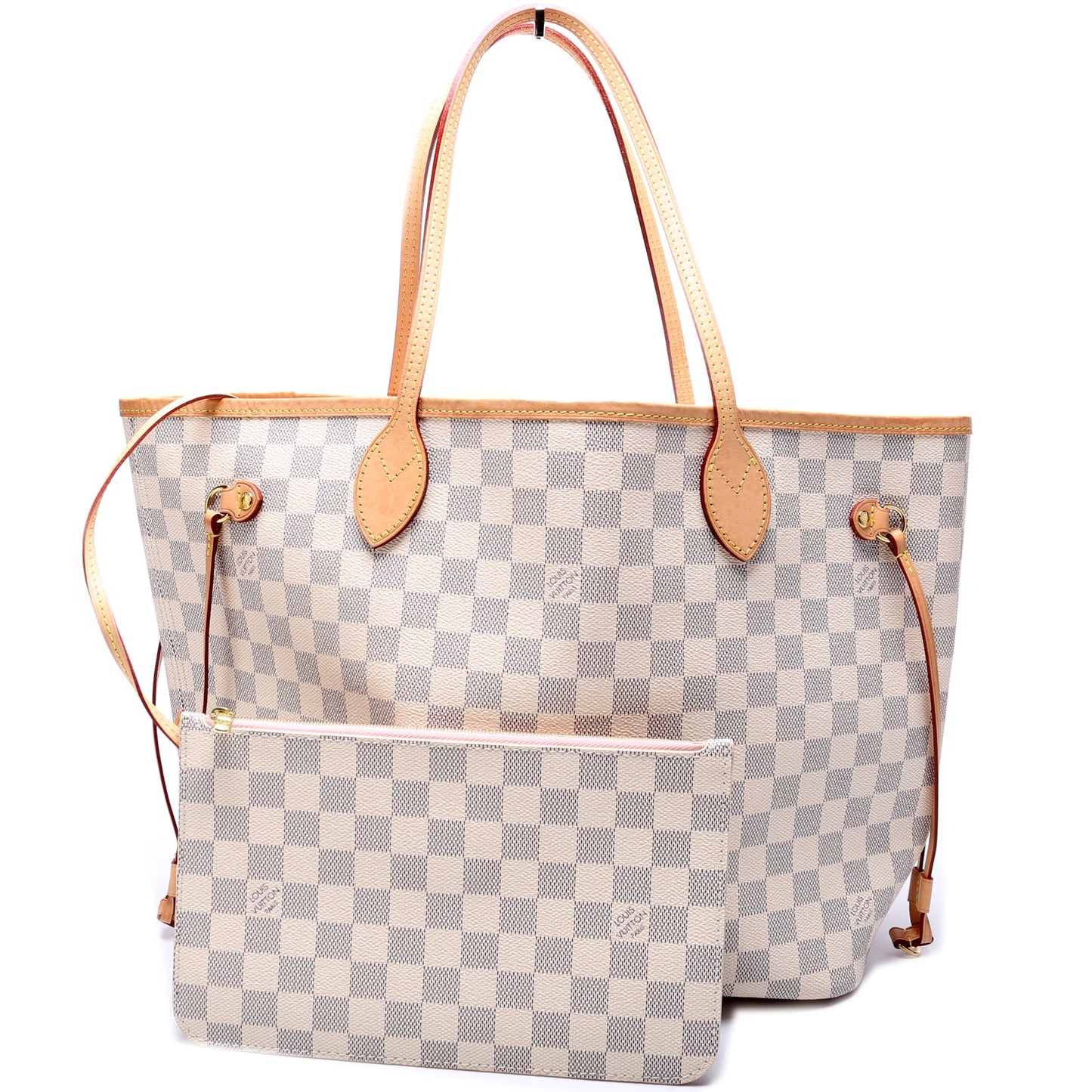 Neverfull W/Wallet MM Damier Azur