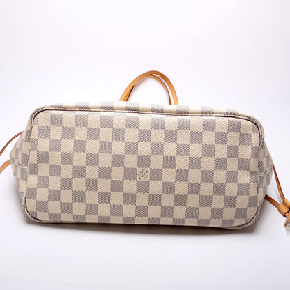 Neverfull w/Wallet MM Damier Azur