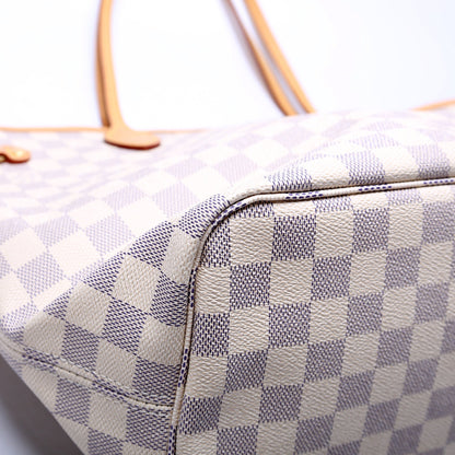 Neverfull w/Wallet MM Damier Azur