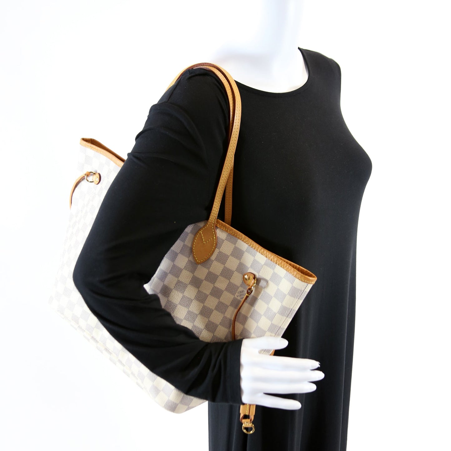 Neverfull w/ Wallet MM Damier Azur