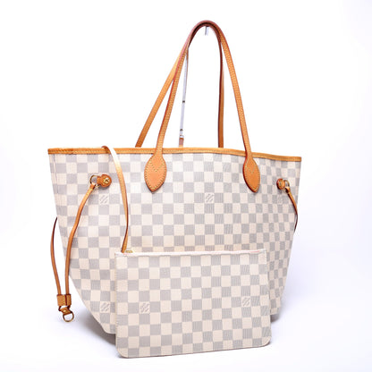 Neverfull w/Wallet MM Damier Azur