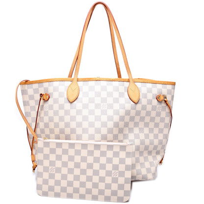 Neverfull w/Wallet MM Damier Azur