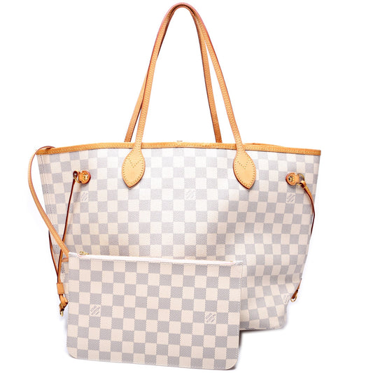 Neverfull w/Wallet MM Damier Azur