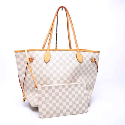 Neverfull w/Wallet MM Damier Azur