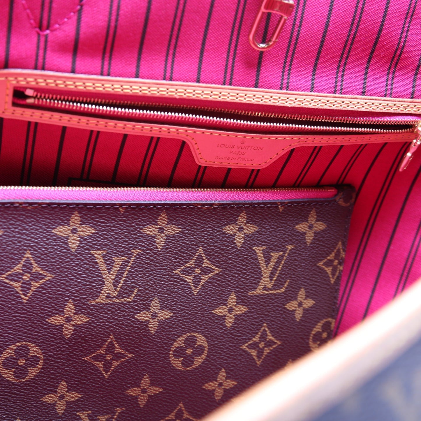 Neverfull w/Wallet MM Monogram