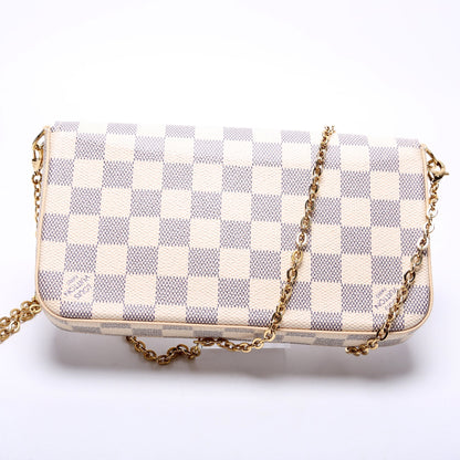 Pochette Felicie Damier Azur