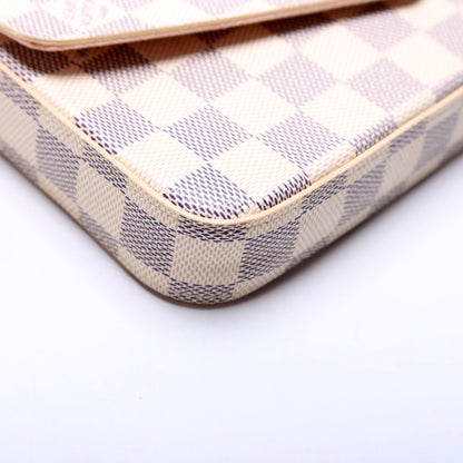 Pochette Felicie Damier Azur