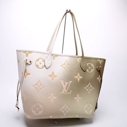 Neverfull MM 'Spring in the City' Giant Monogram