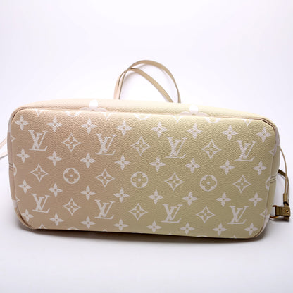 Neverfull MM 'Spring in the City' Giant Monogram