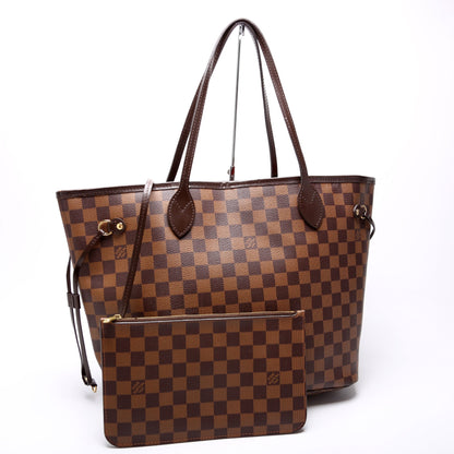 Neverfull MM W/Wallet Damier Ebene