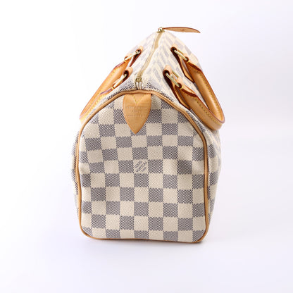 Speedy 25 Damier Azur