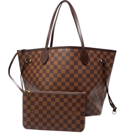 Neverfull w/Wallet MM Damier Ebene