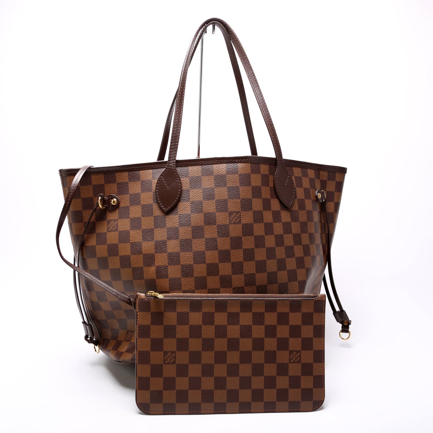 Neverfull w/Wallet MM Damier Ebene